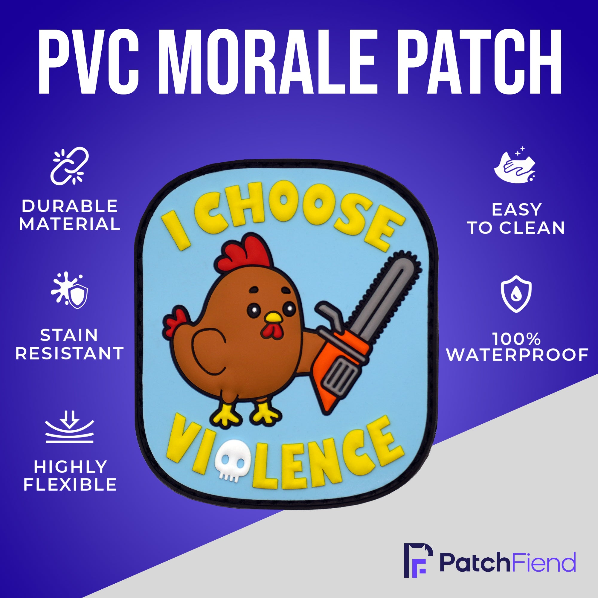 Choose Violence Chicken Patch