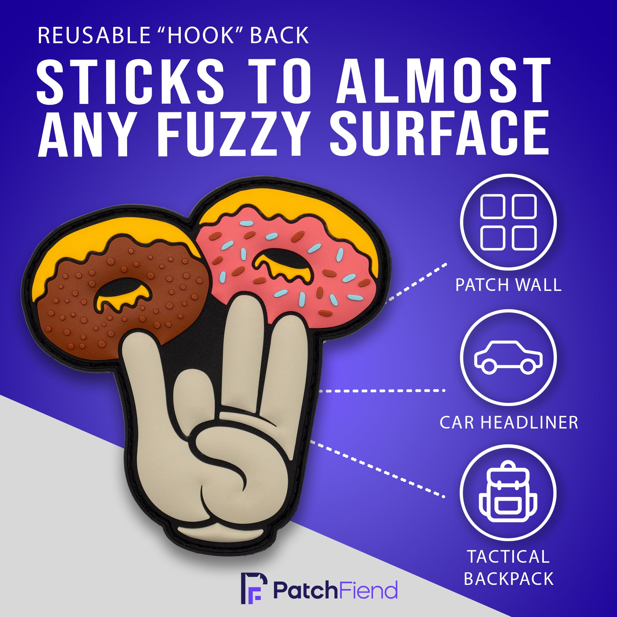 'Shocker Donuts' Funny Patch