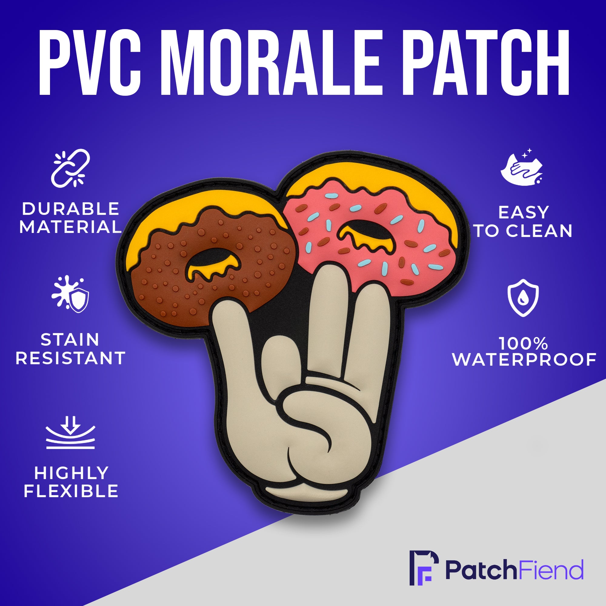 'Shocker Donuts' Funny Patch