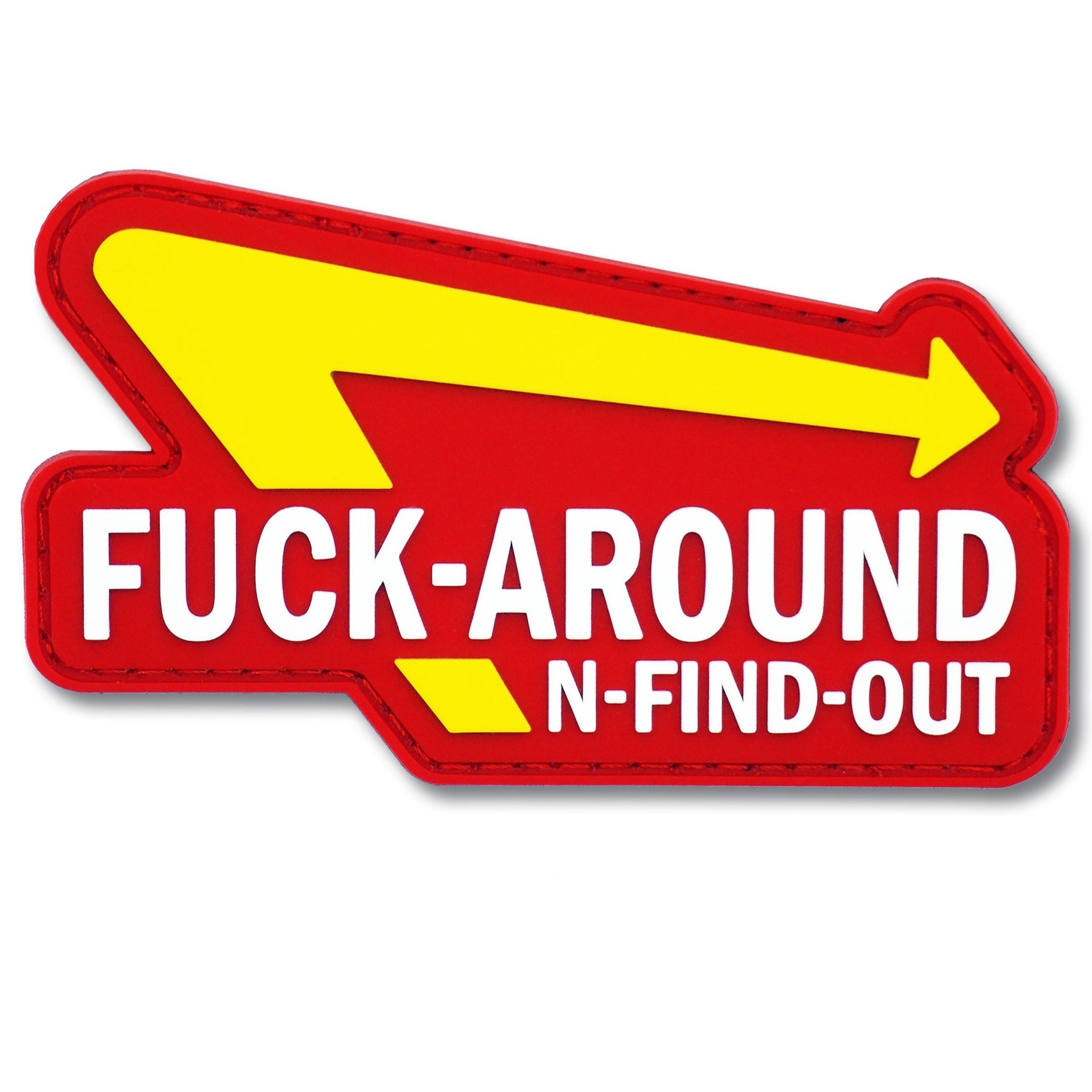 "F Around & Find Out" Fast Food Patch