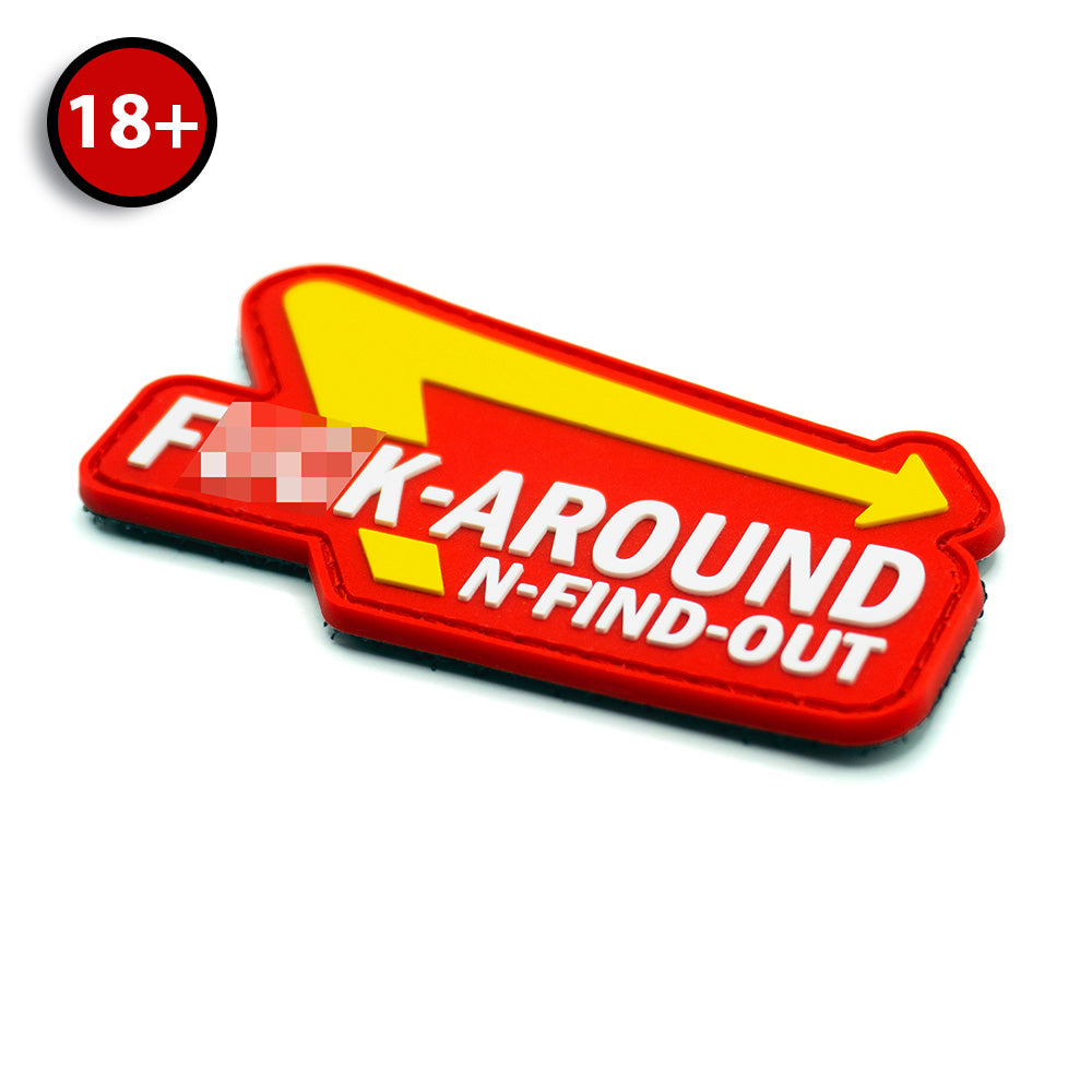"F Around & Find Out" Fast Food Patch