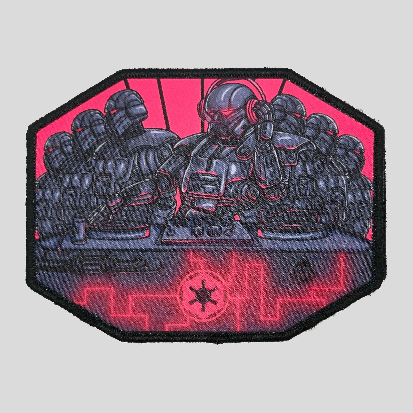 Imperial Drop Squad DJ troopers dye-sublimation morale patch by Mojo Tactical