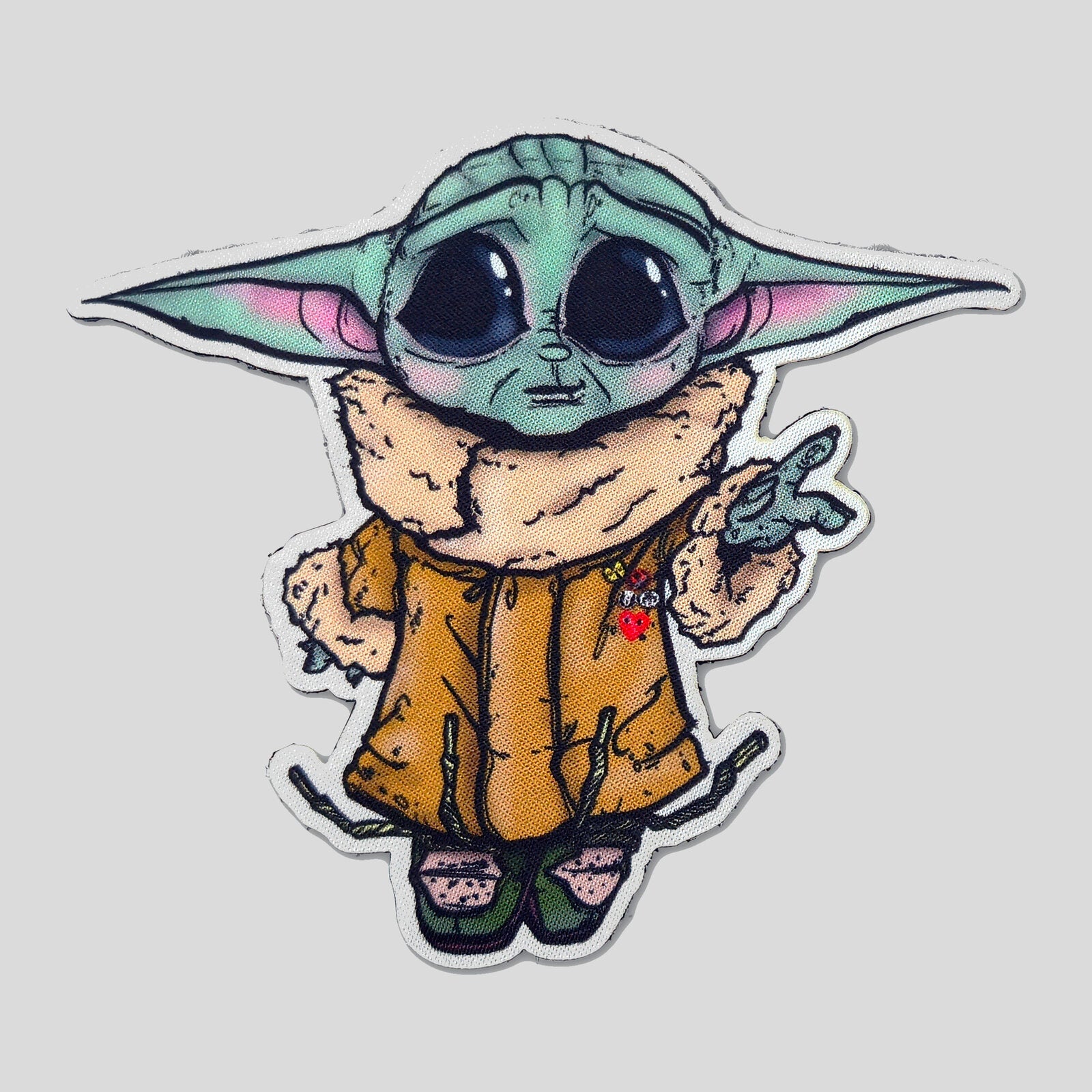 The Child chibi dye-sublimation morale patch by Mojo Tactical