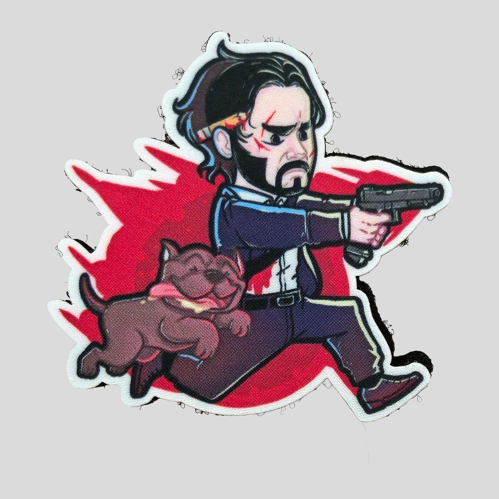 Baba Yaga and his dog dye-sublimation morale patch by Mojo Tactical