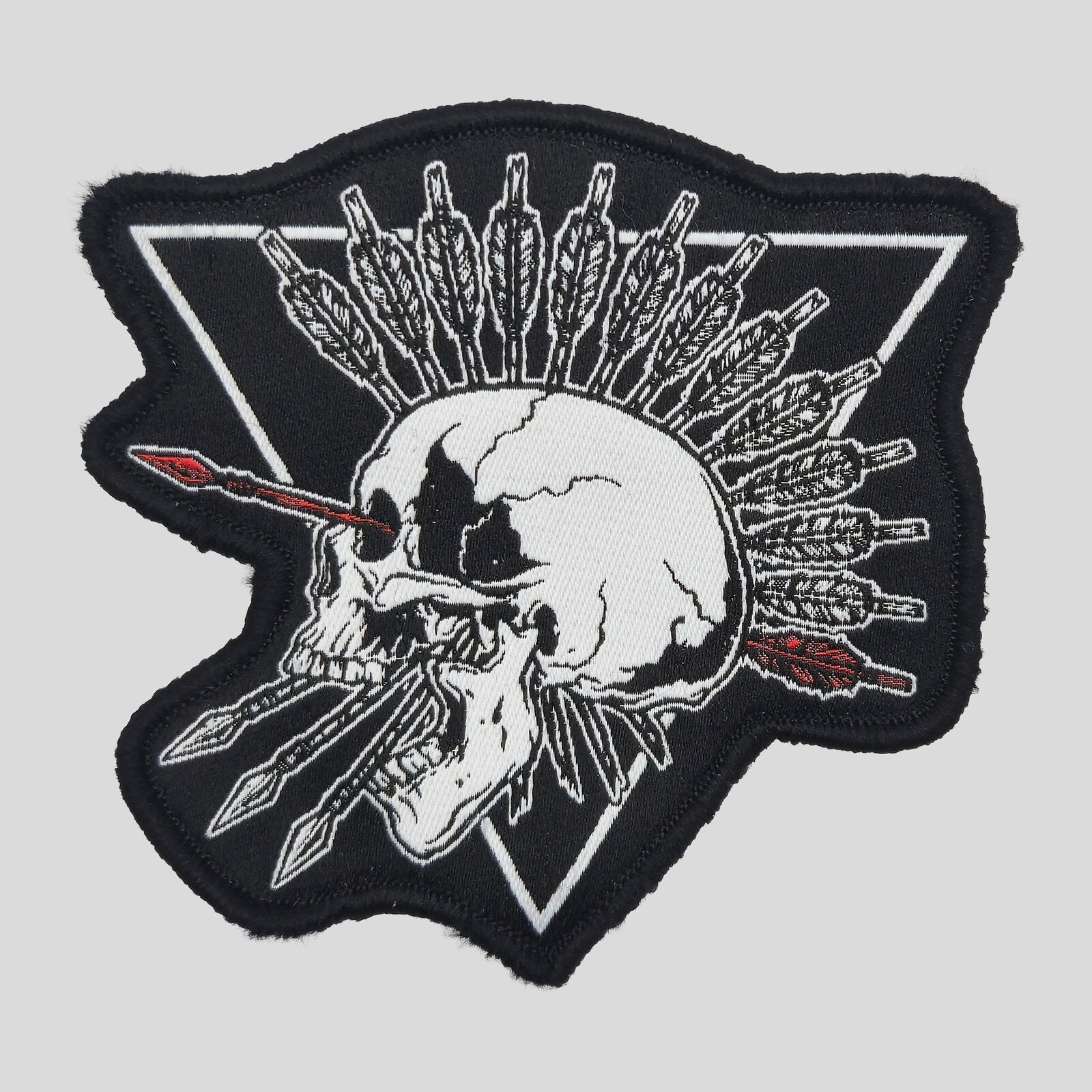Last Stand arrow skull woven morale patch by Tactical Hostyle