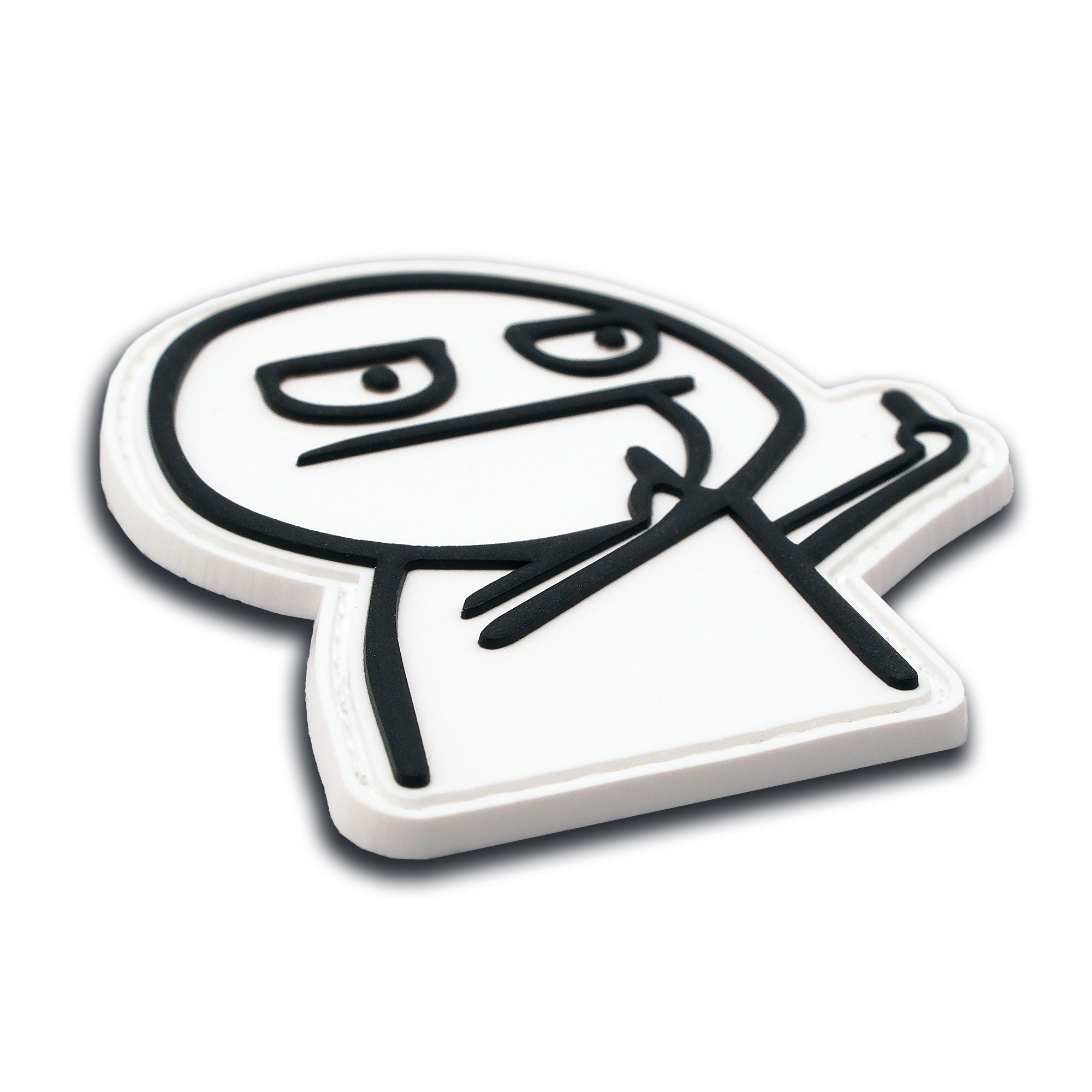 Middle Finger Meme Guy Patch
