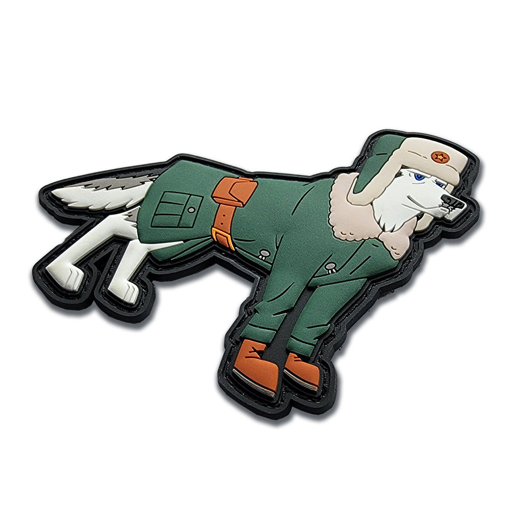 Siberian Husky Soldier Patch