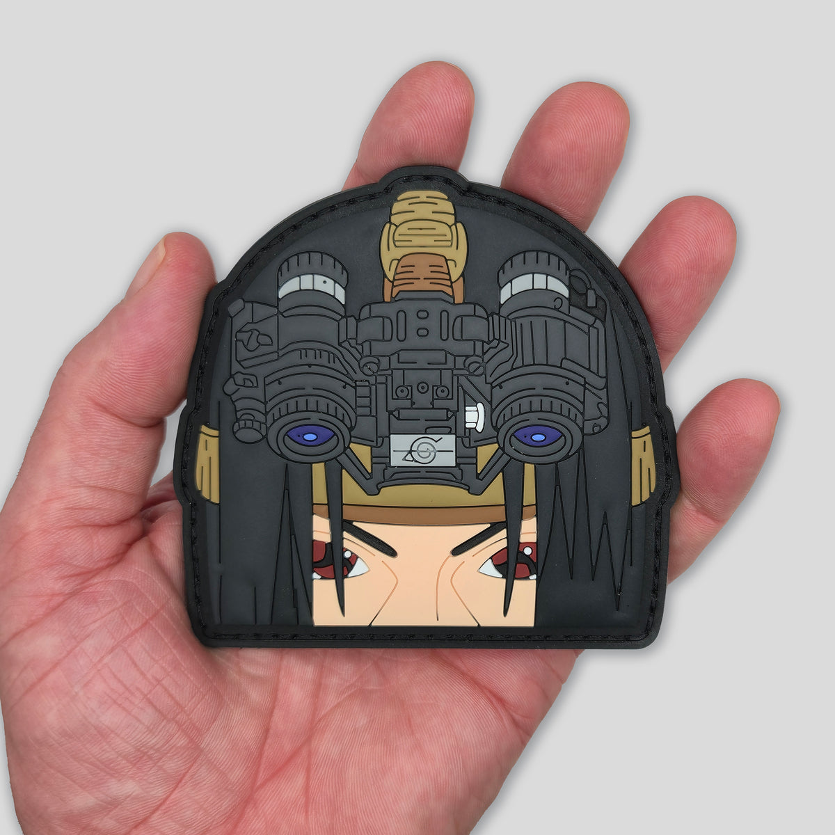 Sharingan Night Vision Peeker PVC Morale Patch, photo 2