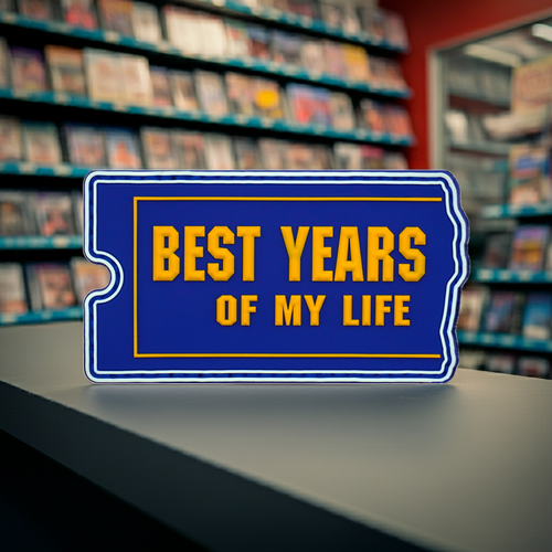 "Best Years of My Life" VHS PVC Morale Patch