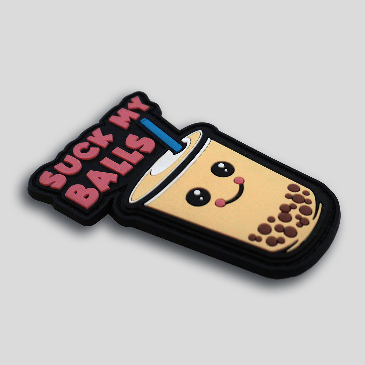 Bubble Tea "Suck My Balls" PVC Morale Patch