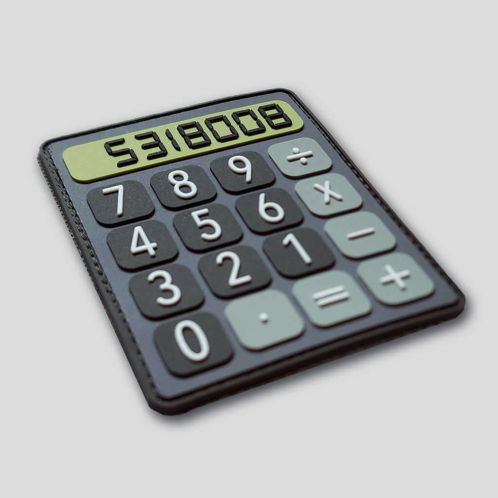 5318008 Calculator PVC Morale Patch, photo 5