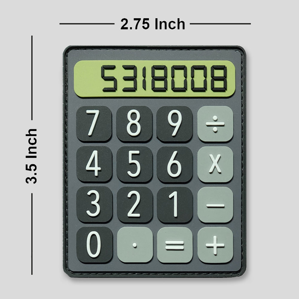 5318008 Calculator PVC Morale Patch, photo 6