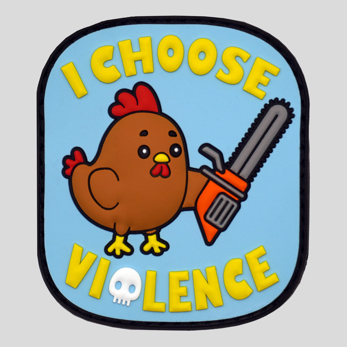 Choose Violence Chicken PVC Morale Patch