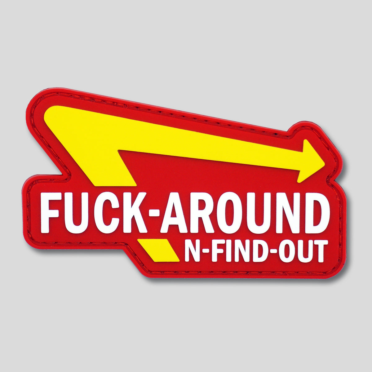 FAFO "F Around & Find Out" Fast Food PVC Morale Patch