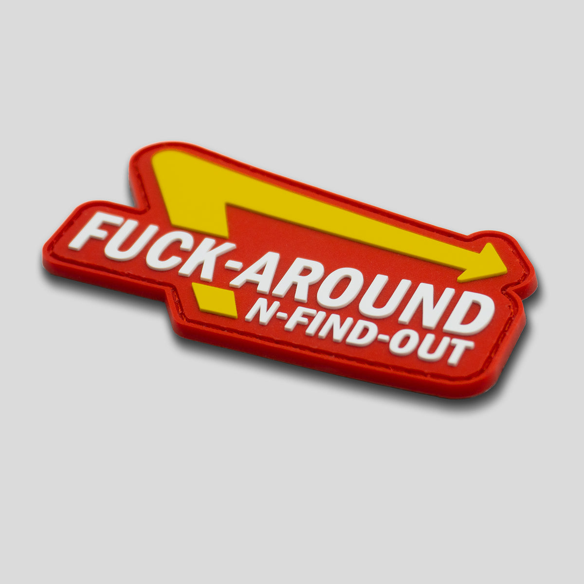 FAFO "F Around & Find Out" Fast Food PVC Morale Patch
