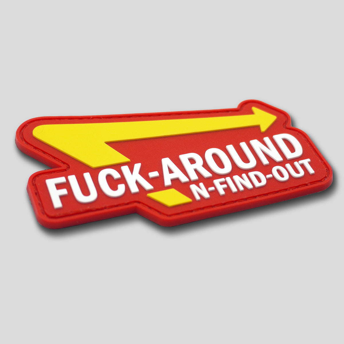 FAFO "F Around & Find Out" Fast Food PVC Morale Patch