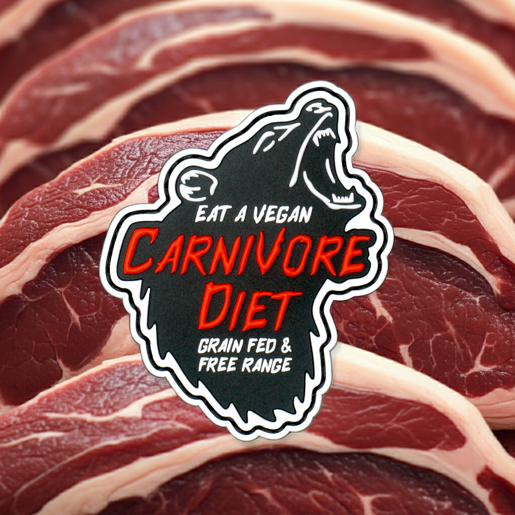 Carnivore Diet Bear PVC Morale Patch, photo 4