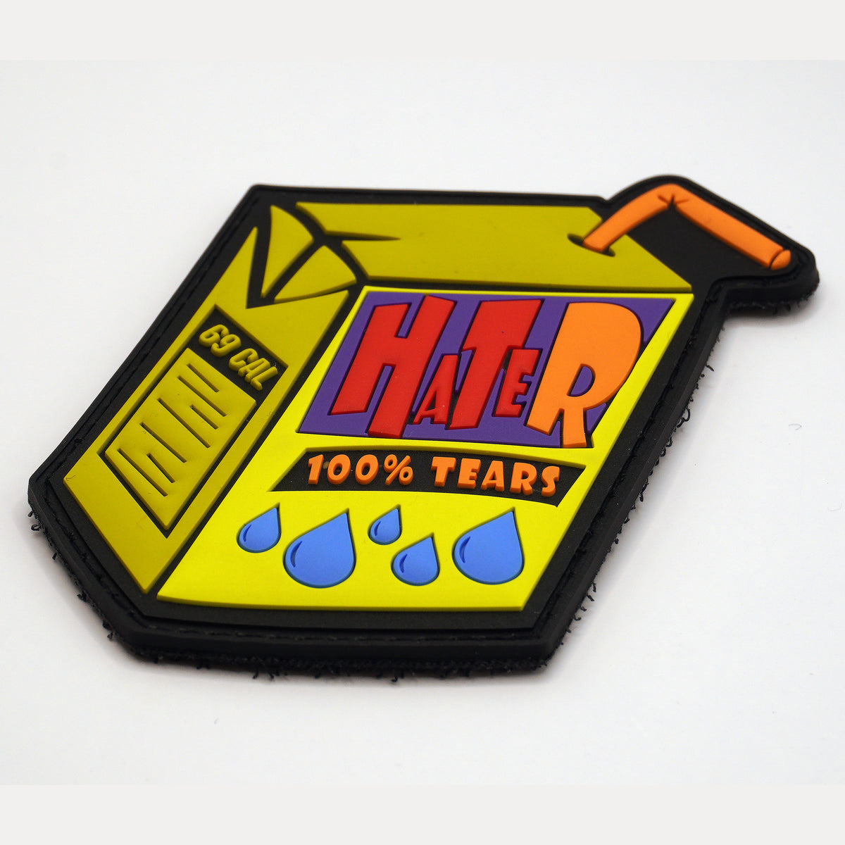 Hater Tears Juice Box PVC Morale Patch, photo 2