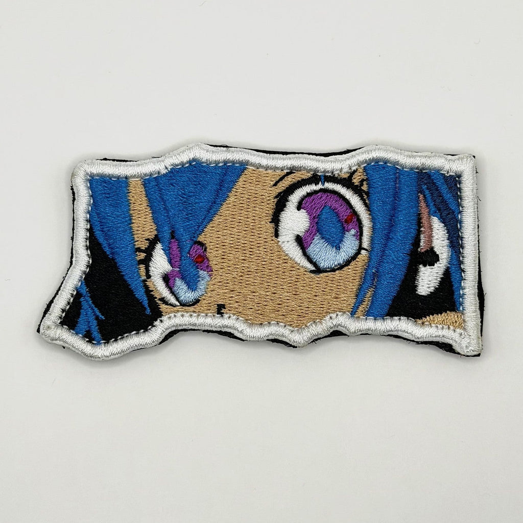 Virtual singer eyes banner embroidered anime patch by FOTB Patches