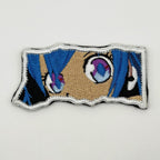 Virtual singer eyes banner embroidered anime patch by FOTB Patches