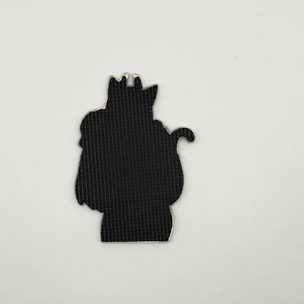 Power cat girl metal patch hook back, by FOTB Patches