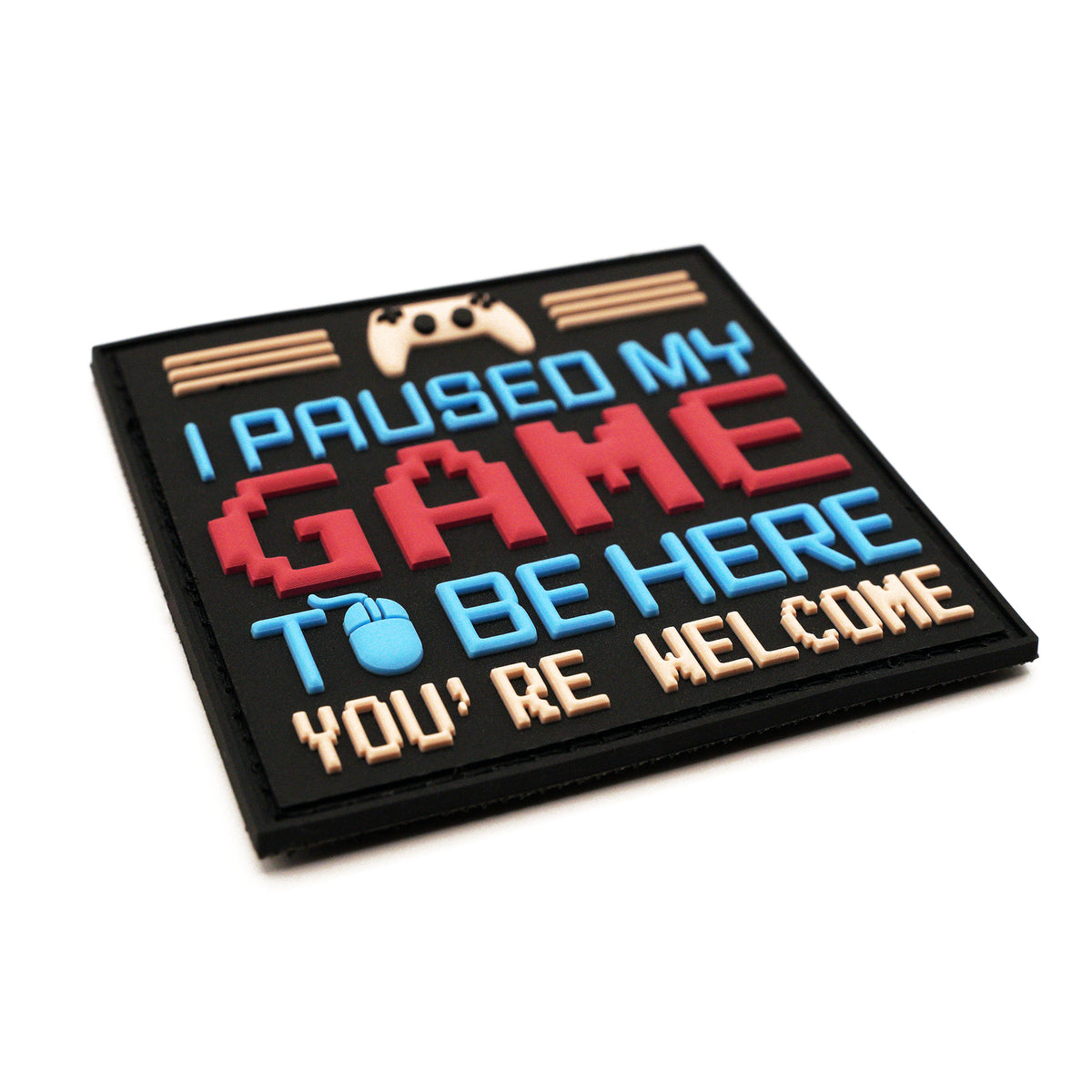 "I Paused My Game" Gamer PVC Morale Patch, photo 4