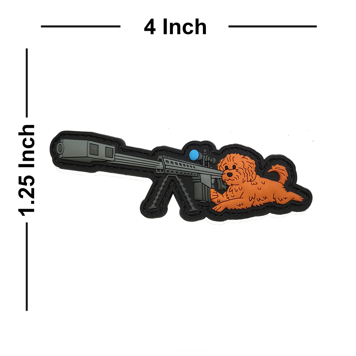 Sniper Poodle PVC Morale Patch, Phoebe, photo 4