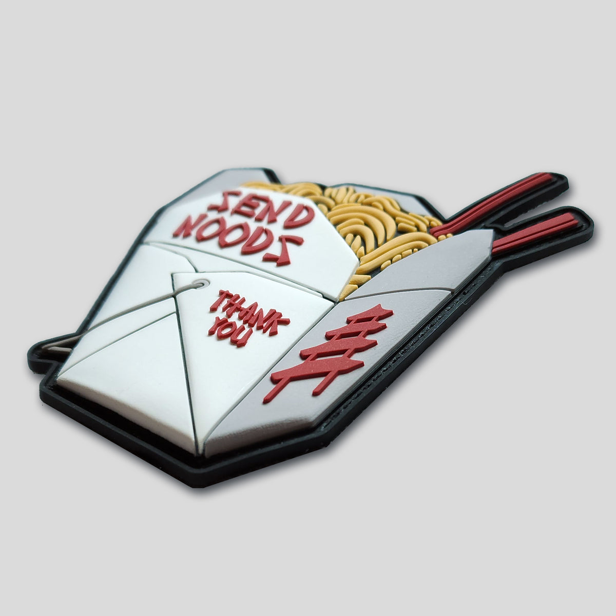 "Send Noodz" Takeout Box PVC Morale Patch