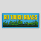 Go Touch Grass PVC Morale Patch
