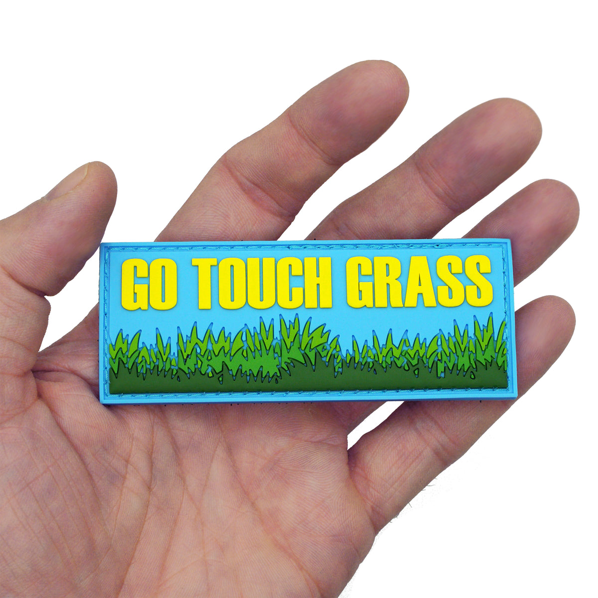 "Go Touch Grass" PVC Morale Patch, photo 2