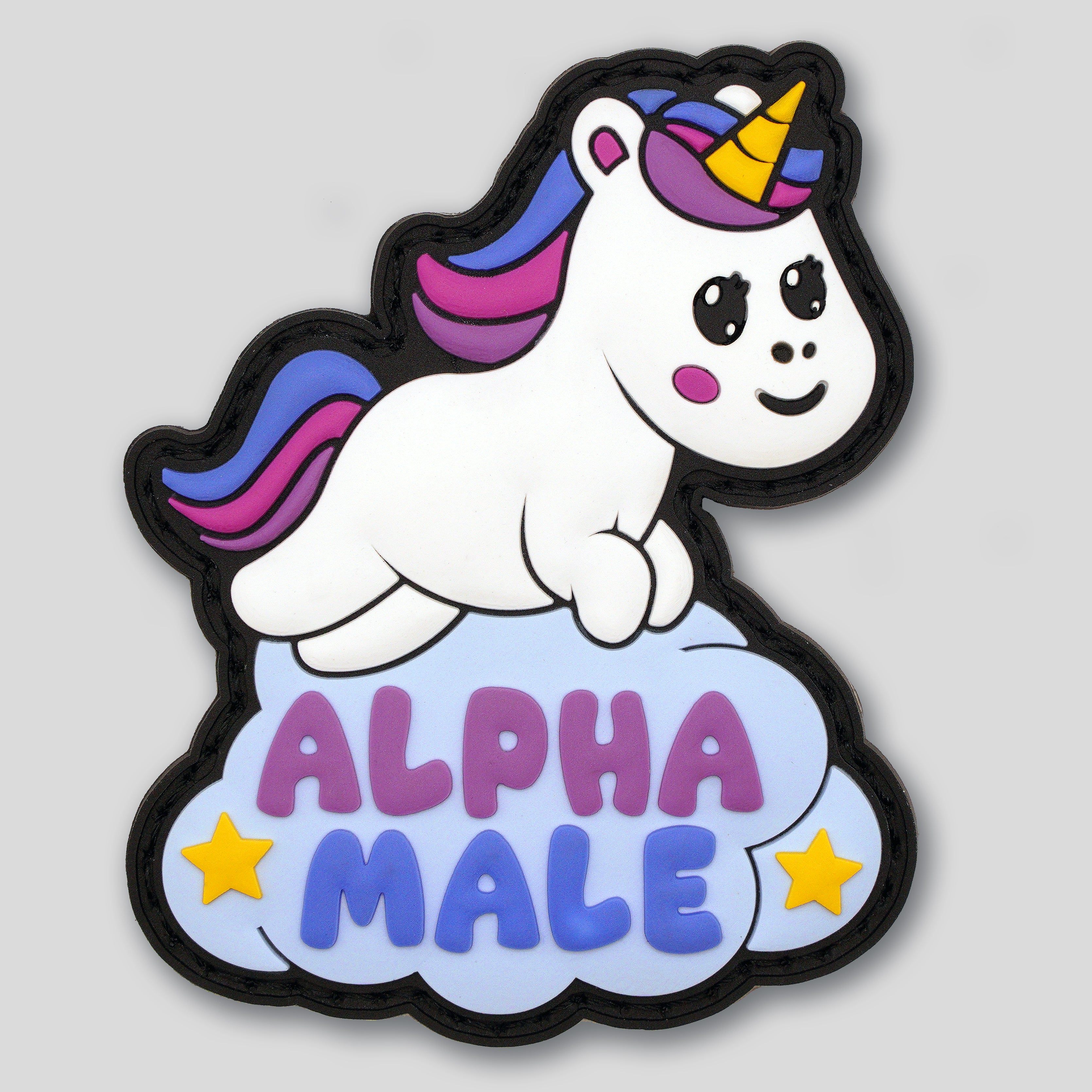 "Alpha Male" Unicorn Patch