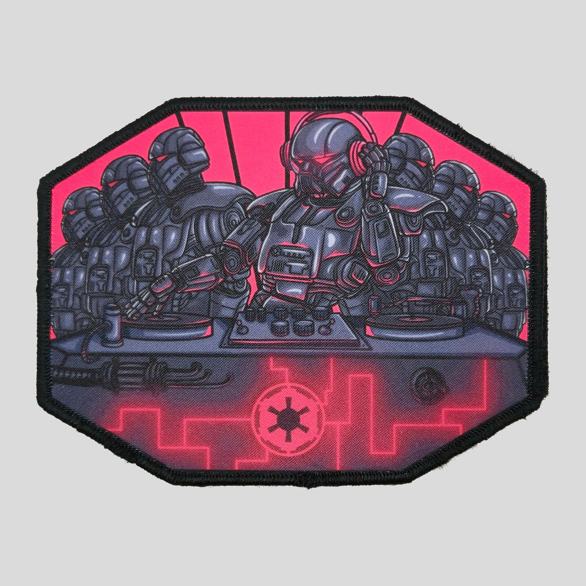 Imperial Drop Squad DJ troopers dye-sublimation morale patch by Mojo Tactical