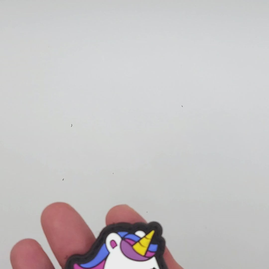 "Alpha Male" Unicorn PVC Morale Patch video