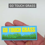 "Go Touch Grass" PVC Morale Patch video