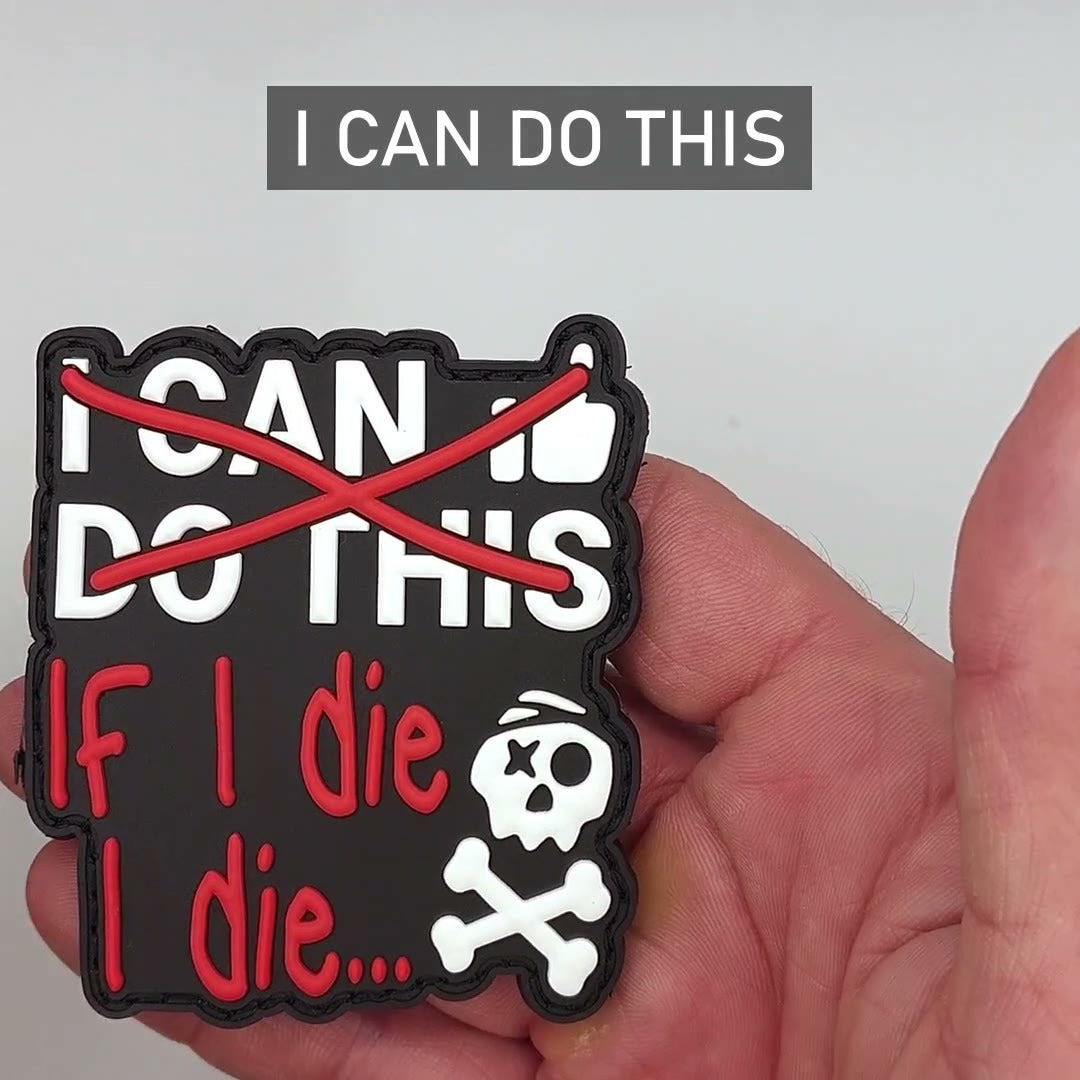 "I Can Do This" Glow in the Dark PVC Morale Patch video