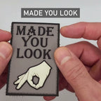 "Made You Look" Circle Game PVC Morale Patch video