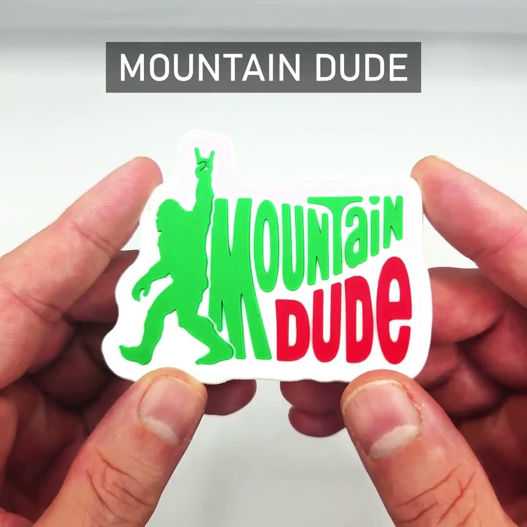 Mountain Dude Sasquatch Glow in the Dark PVC Morale Patch video