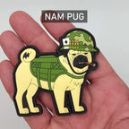 Pug Soldier PVC Morale Patch | Nam Pug video