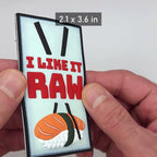 "I Like It Raw" Sushi PVC Morale Patch video