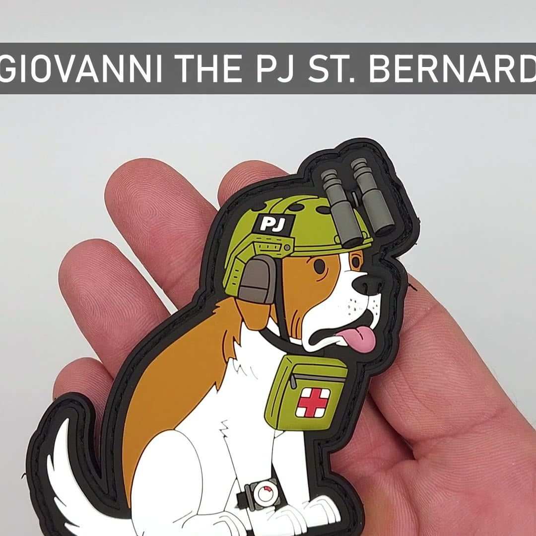 St. Bernard Pararescue PVC Morale Patch video