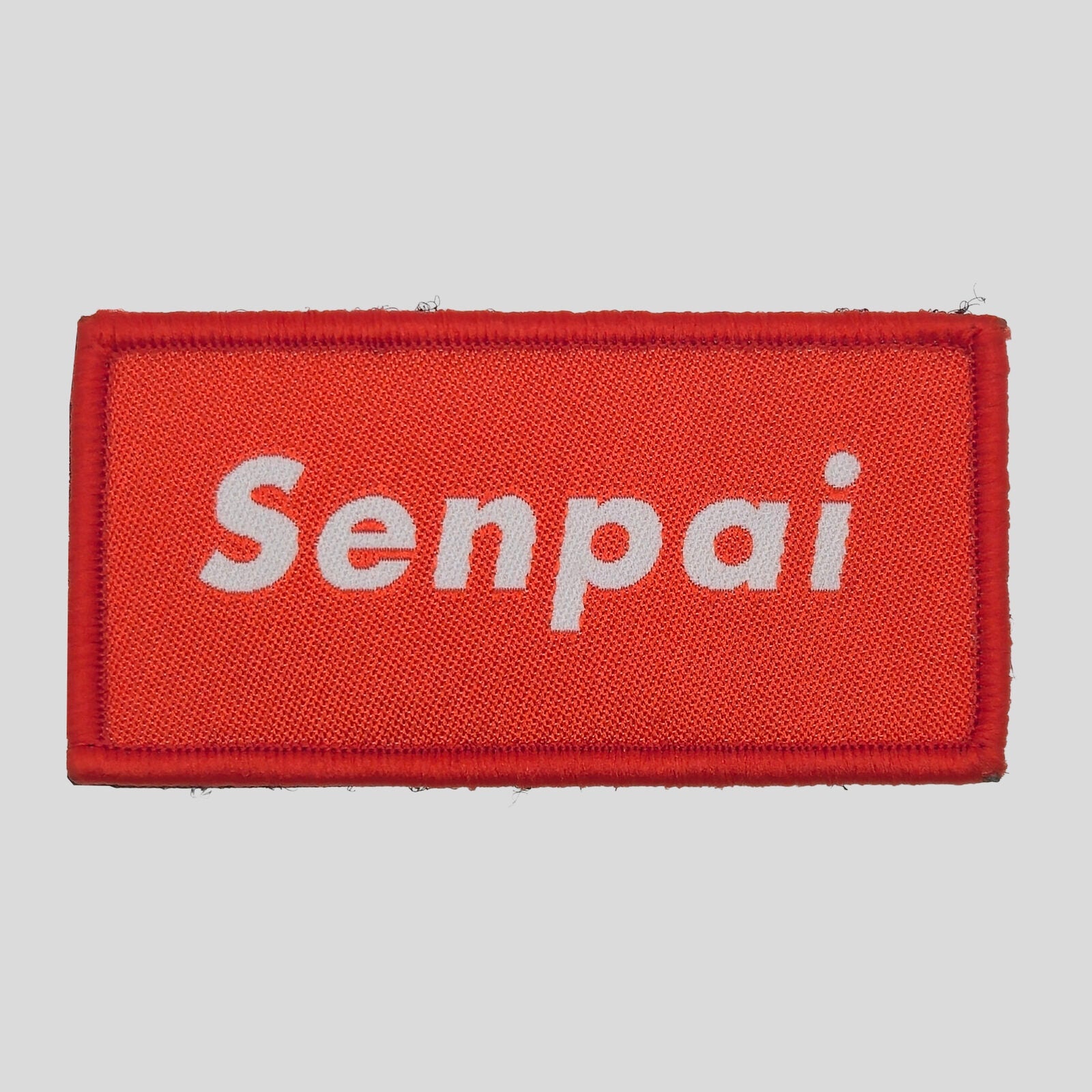 Senpai box logo woven morale patch by Mojo Tactical