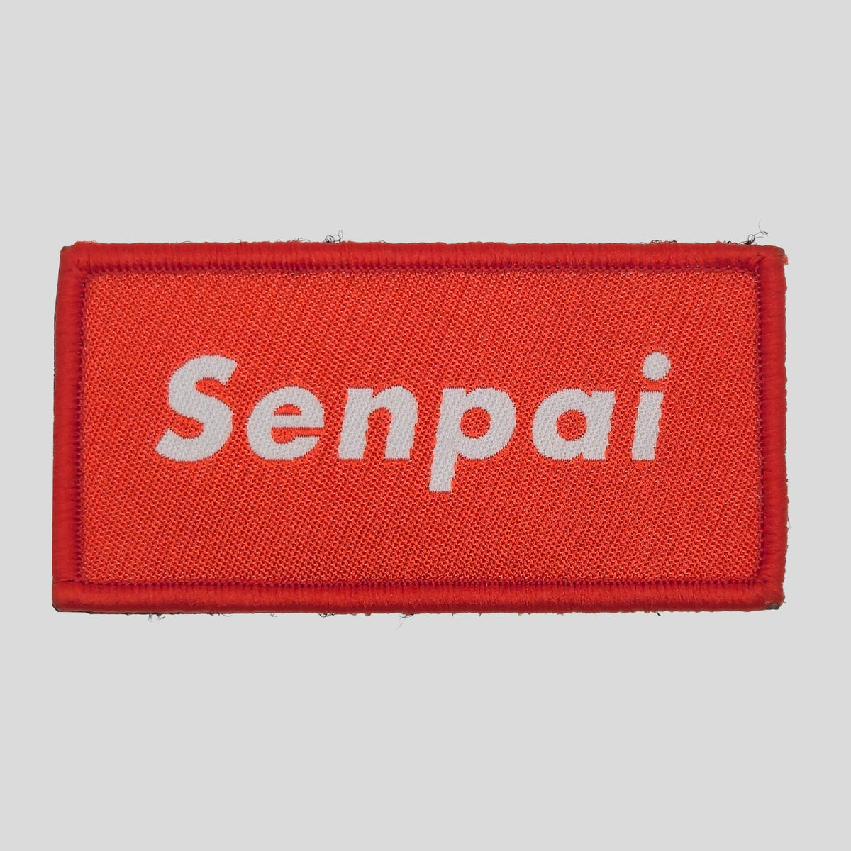 Senpai box logo woven morale patch by Mojo Tactical