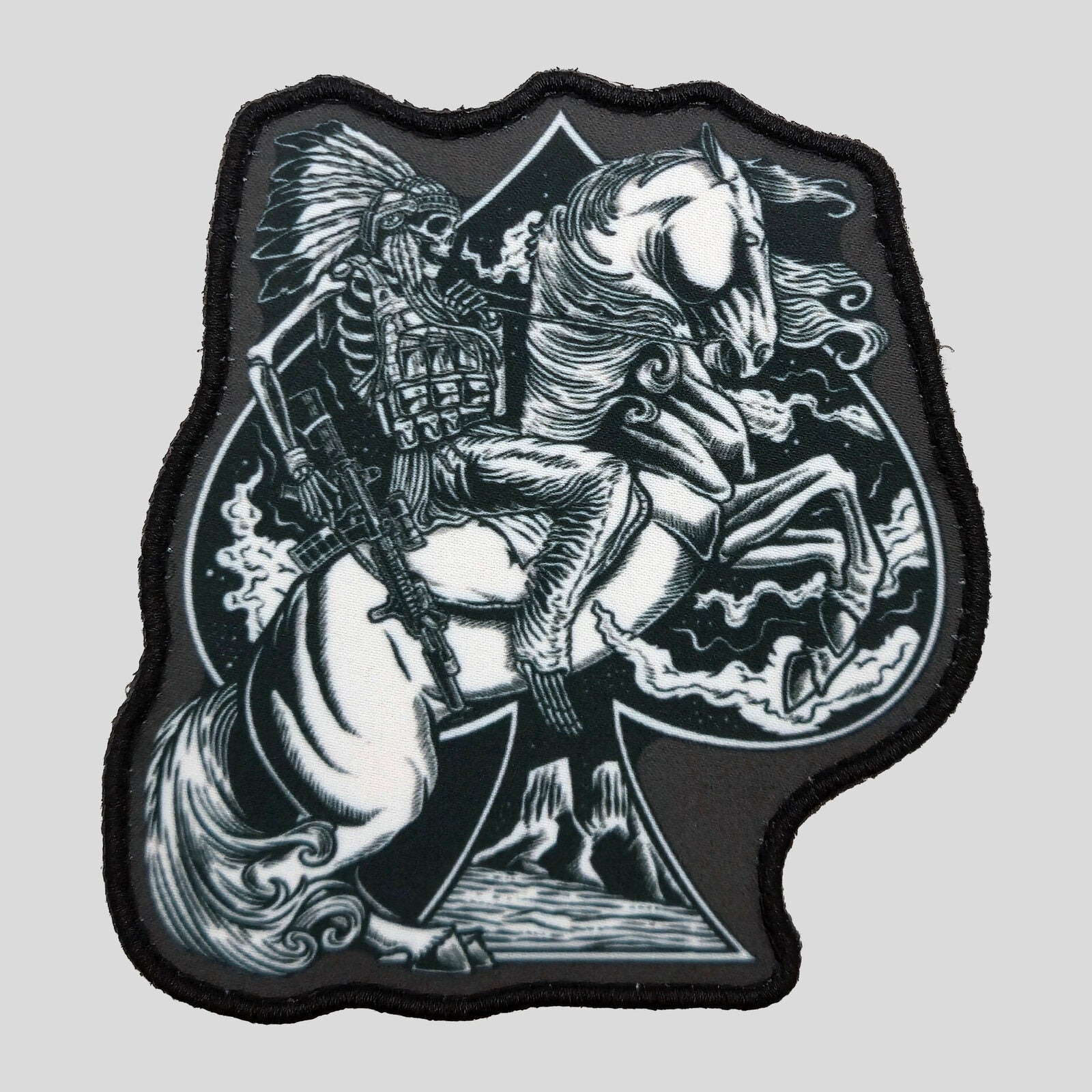 Death Rider ace of spades dye-sublimation morale patch by Tactical Hostyle