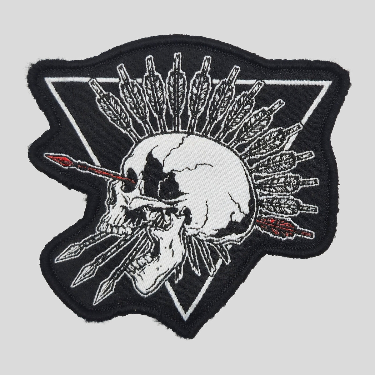 Last Stand arrow skull woven morale patch by Tactical Hostyle