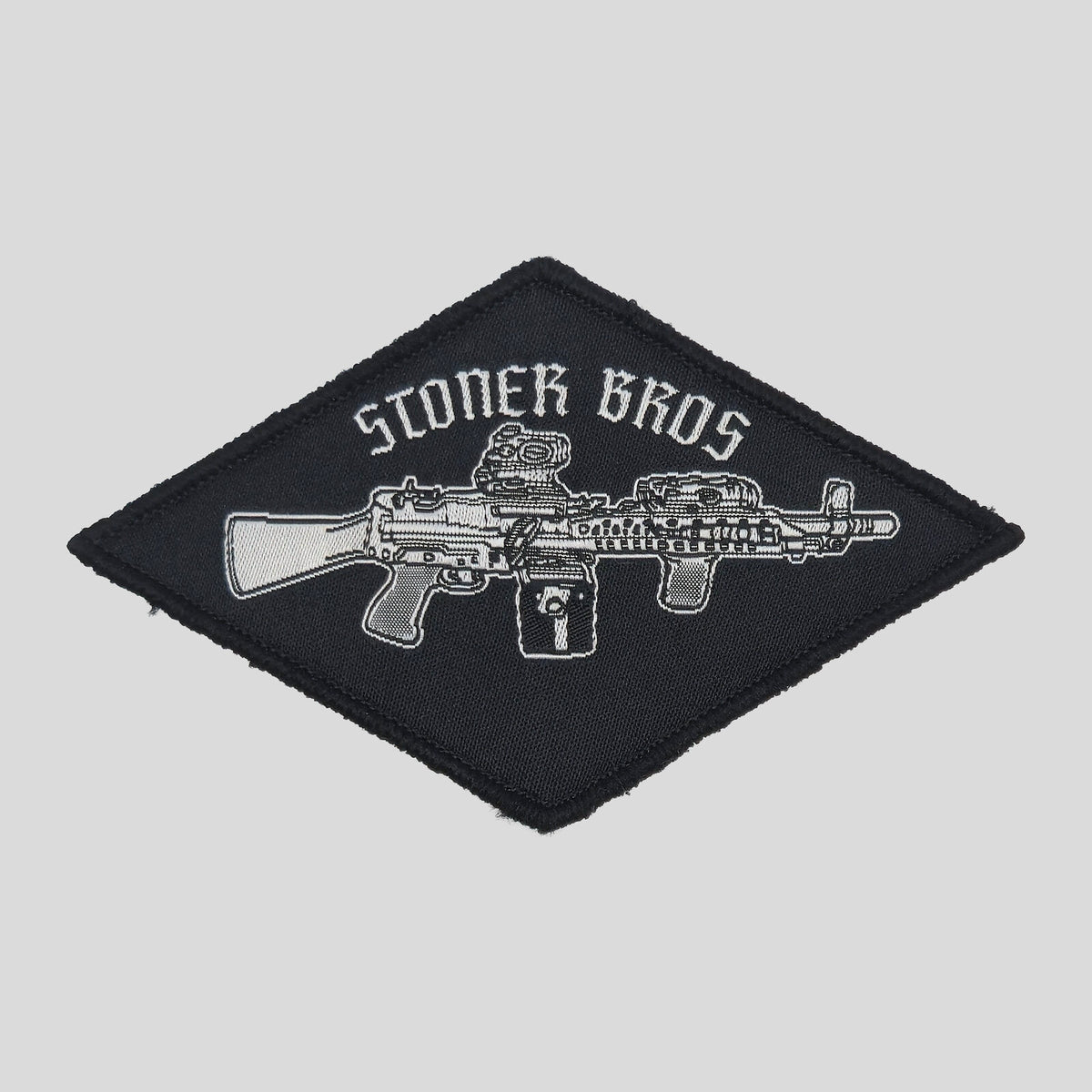 Stoner Bros belt-fed woven morale patch by Tactical Hostyle