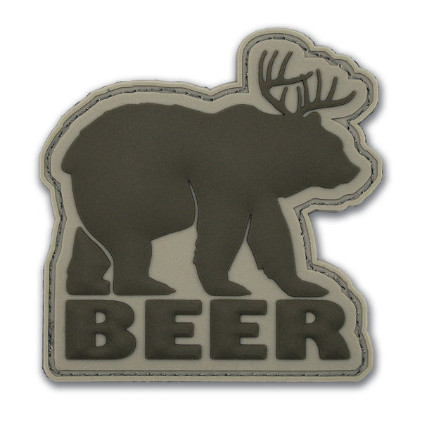 Bear / Deer "Beer" PVC Morale Patch