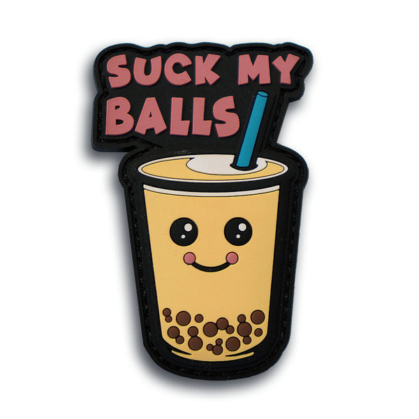 "Suck My Balls"- The Bubble Tea PVC Morale Patch