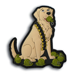 "Go Fetch" - The Grenadier Retriever Tactical Dog PVC Morale Patch