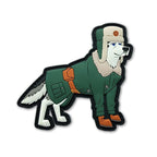 Siberian Husky Soldier PVC Morale Patch