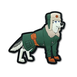 "Siberian Husky Soldier" PVC Morale Patch